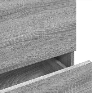 Ντουλάπι Νιπτήρα Grey Sonoma 78x37x59 εκ. Επεξεργασμένο Ξύλο