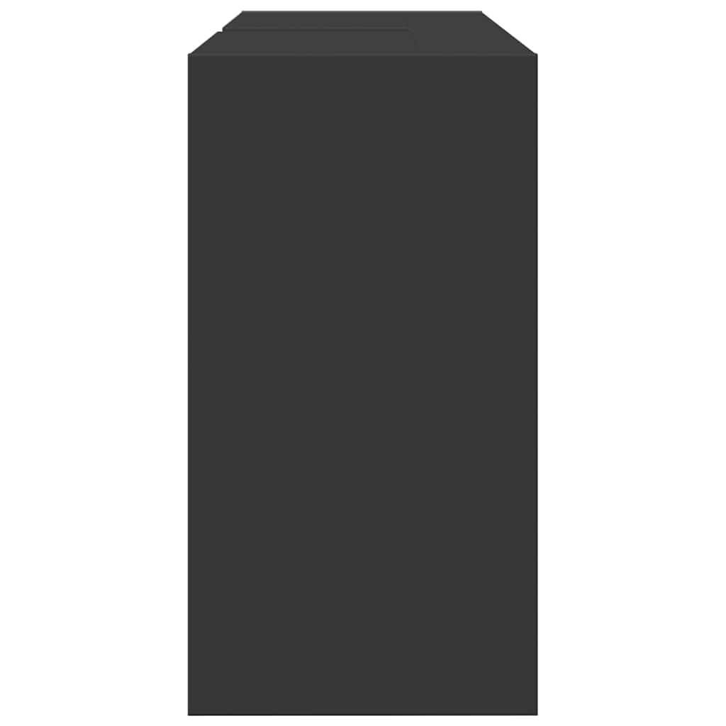 Ντουλάπι Νιπτήρα Μαύρο 90x29x55 εκ. από Επεξεργασμένο Ξύλο - Pakobazaar