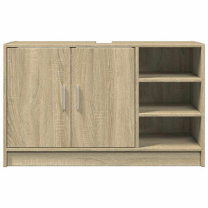 Ντουλάπι Νιπτήρα Sonoma Δρυς 90x29x55εκ. από Επεξεργασμένο Ξύλο - Pakobazaar