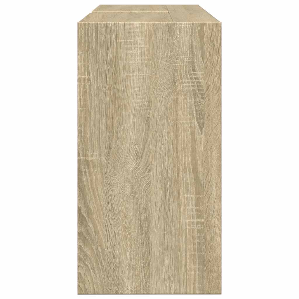 Ντουλάπι Νιπτήρα Sonoma Δρυς 90x29x55εκ. από Επεξεργασμένο Ξύλο - Pakobazaar