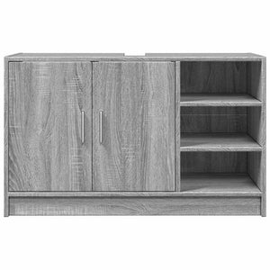 Ντουλάπι Νιπτήρα Grey Sonoma 90x29x55 εκ. Επεξεργασμένο Ξύλο