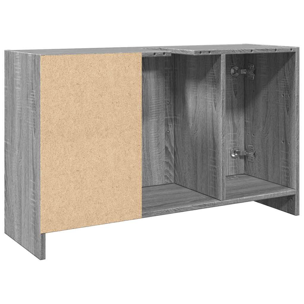 Ντουλάπι Νιπτήρα Grey Sonoma 90x29x55 εκ. Επεξεργασμένο Ξύλο