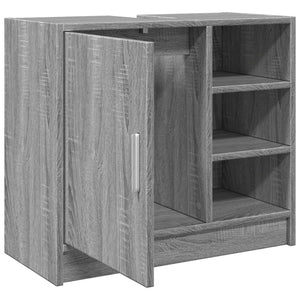 Ντουλάπι Νιπτήρα Grey Sonoma 63x29x55 εκ. Επεξεργασμένο Ξύλο