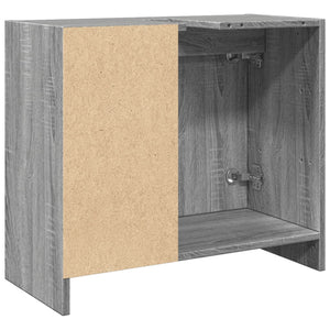 Ντουλάπι Νιπτήρα Grey Sonoma 63x29x55 εκ. Επεξεργασμένο Ξύλο