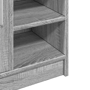 Ντουλάπι Νιπτήρα Grey Sonoma 63x29x55 εκ. Επεξεργασμένο Ξύλο