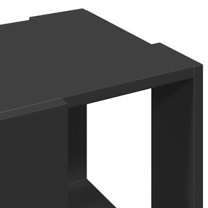 Τραπεζάκι Σαλονιού Μαύρο 32x32x30 εκ. Επεξεργασμένο Ξύλο