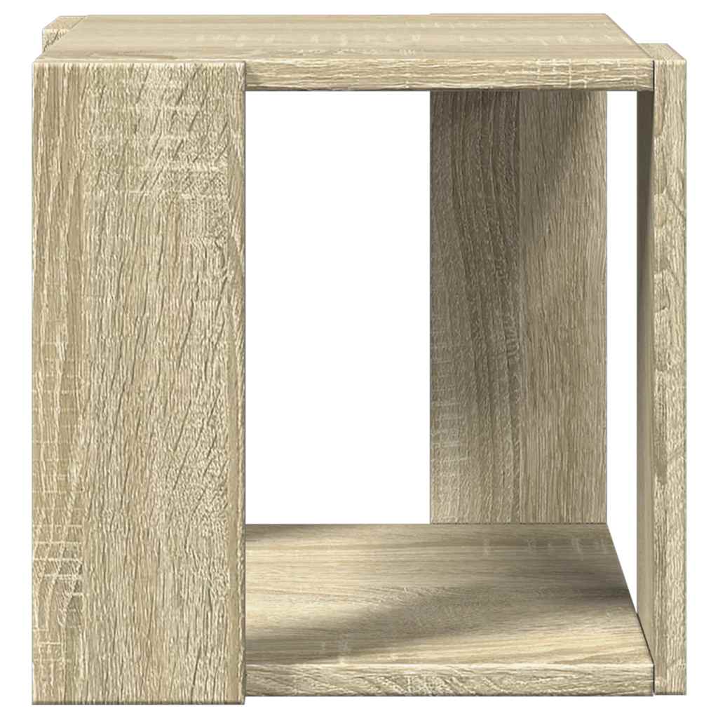 Τραπέζι Σαλονιού Sonoma Δρυς 32x32x30 εκ. Επεξεργασμένο Ξύλο