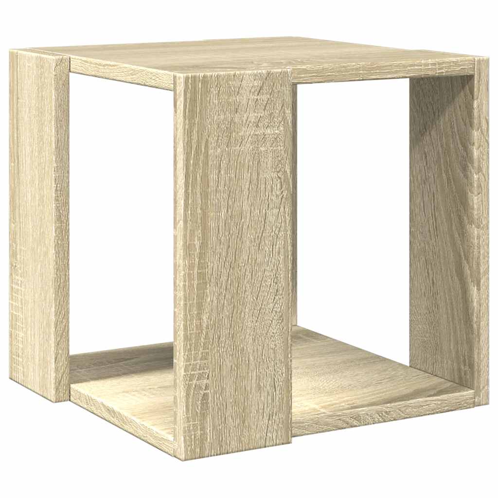 Τραπέζι Σαλονιού Sonoma Δρυς 32x32x30 εκ. Επεξεργασμένο Ξύλο