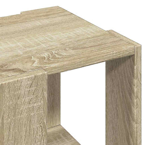 Τραπέζι Σαλονιού Sonoma Δρυς 32x32x30 εκ. Επεξεργασμένο Ξύλο