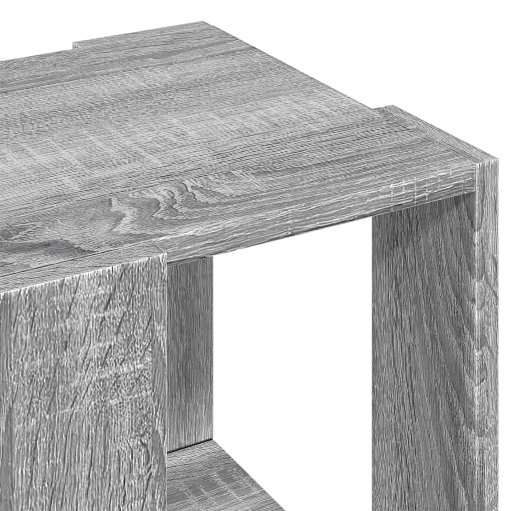 Τραπεζάκι Σαλονιού Γκρι Sonoma 32x32x30 εκ. Επεξεργασμένο Ξύλο
