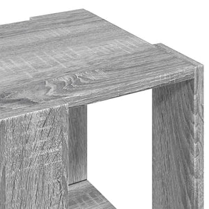 Τραπεζάκι Σαλονιού Γκρι Sonoma 32x32x30 εκ. Επεξεργασμένο Ξύλο