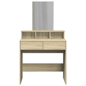 Μπουντουάρ με Καθρέφτη Sonoma Δρυς 80x41x144,5 εκ.