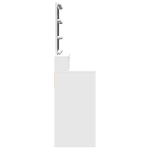Μπουντουάρ με LED Λευκό 80 x 41 x 144,5 εκ. - Pakobazaar