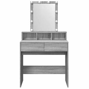 Μπουντουάρ με LED Γκρι Sonoma 80x41x144,5 εκ. - Pakobazaar