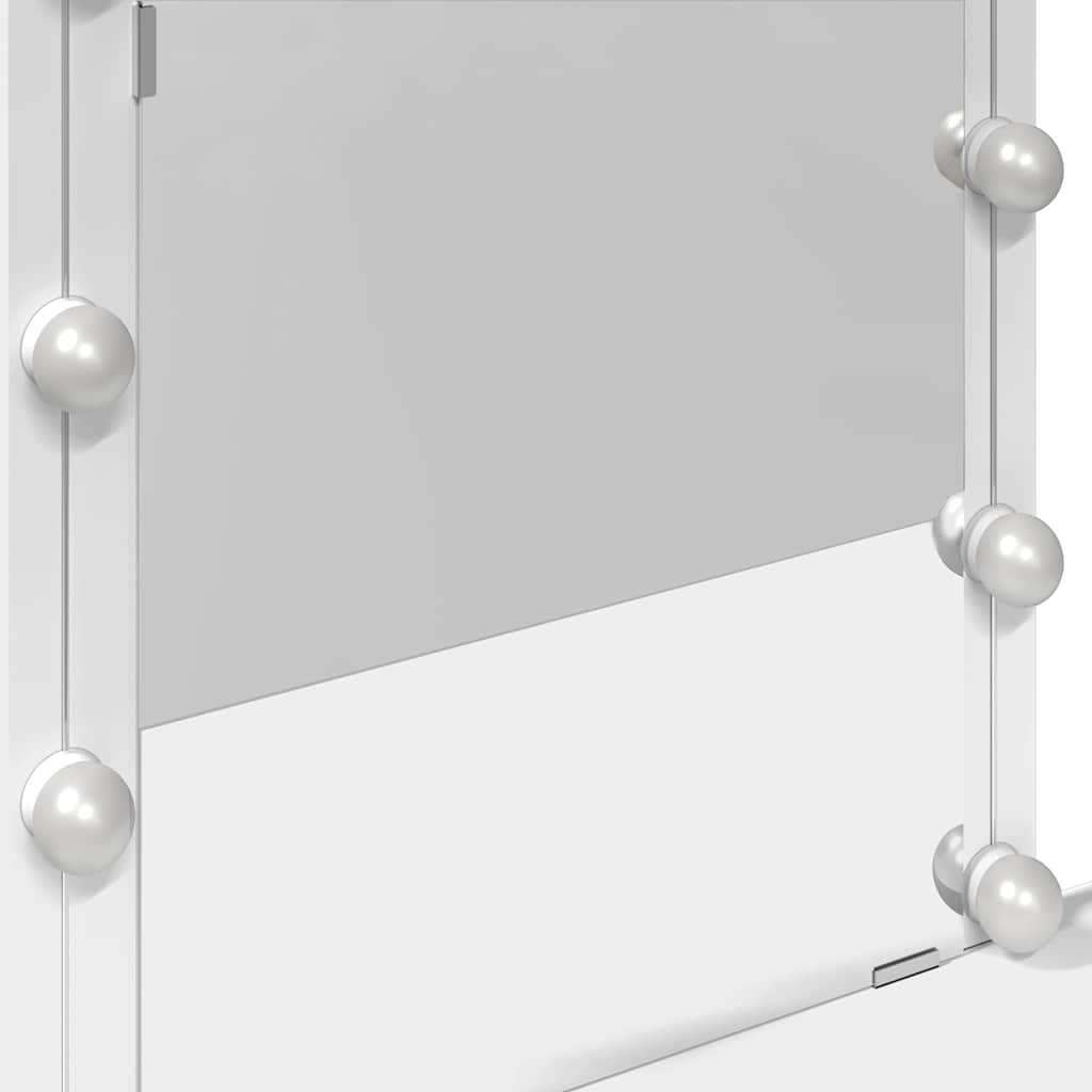 Μπουντουάρ με LED Λευκό 100x40x130 εκ.