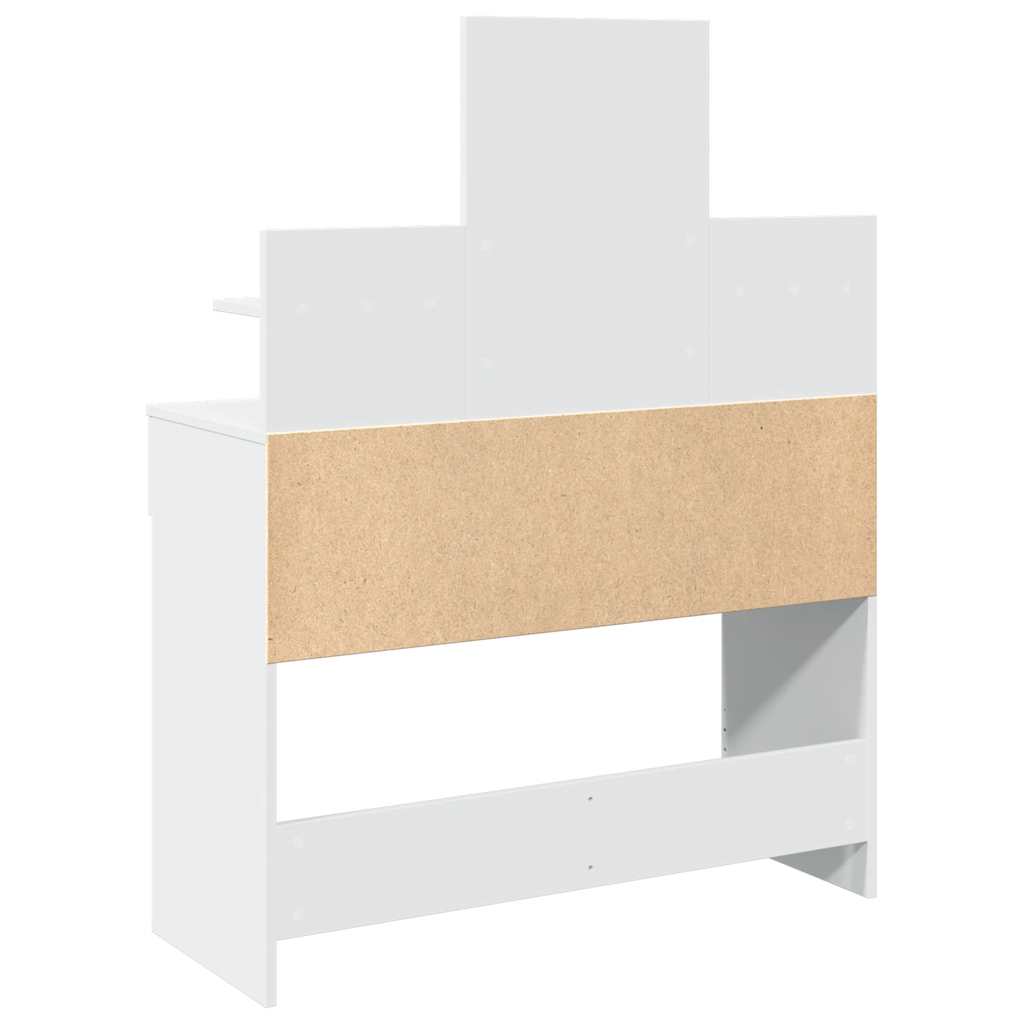 Μπουντουάρ με LED Λευκό 100x40x130 εκ.