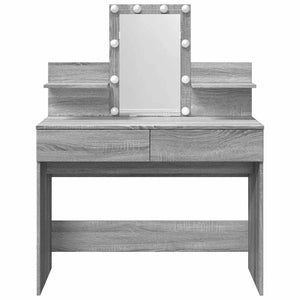 Μπουντουάρ με LED Γκρι Sonoma 100x40x130 εκ.