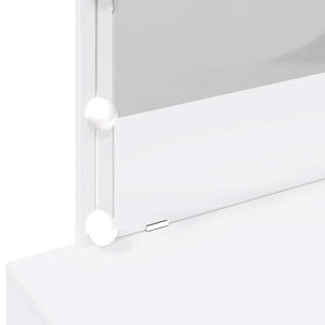 Μπουντουάρ με LED Λευκό 100x40x120 εκ. - Pakobazaar
