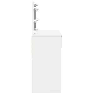 Μπουντουάρ με LED Λευκό 100x40x120 εκ. - Pakobazaar