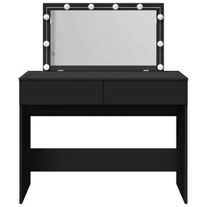 Μπουντουάρ με LED Μαύρο 100x40x120 εκ. - Pakobazaar