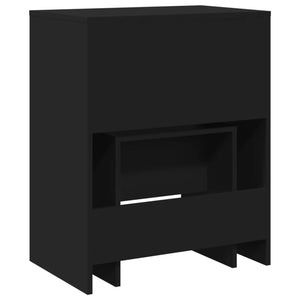 Μπουντουάρ και Σκαμπό Μαύρο 60 x 40 x 113,5 εκ.
