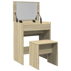 Μπουντουάρ με Καθρέφτη Sonoma Δρυς 60x40x113,5 εκ.