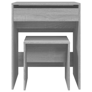 Μπουντουάρ και Σκαμπό Γκρι Sonoma 60 x 40 x 113,5 εκ.