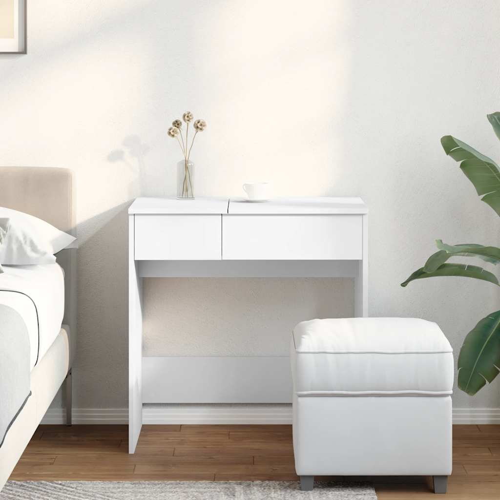 Μπουντουάρ με Καθρέφτη Λευκό 73x46,5x120 εκ. - Pakobazaar