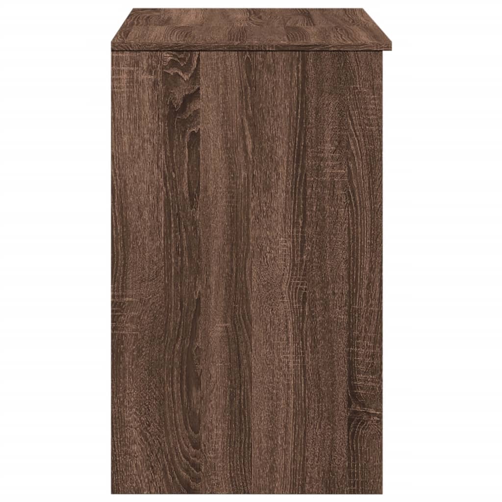 Μπουντουάρ με Καθρέφτη Καφέ Δρυς 73x46,5x120 εκ. - Pakobazaar