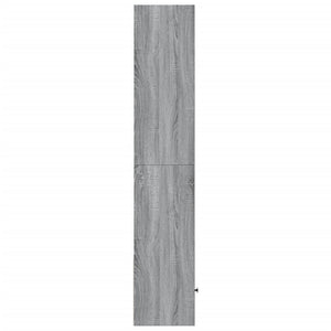 Βιβλιοθήκη Γκρι Sonoma 40x36x189 εκ. από Επεξεργ. Ξύλο