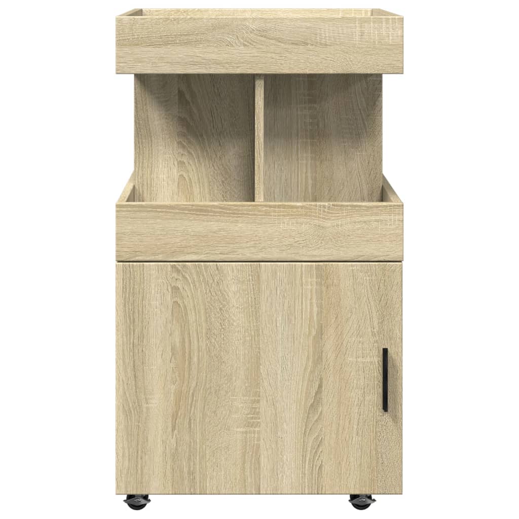 Τρόλεϊ Μπαρ Sonoma Δρυς 50x41x89 εκ. Επεξ. Ξύλο