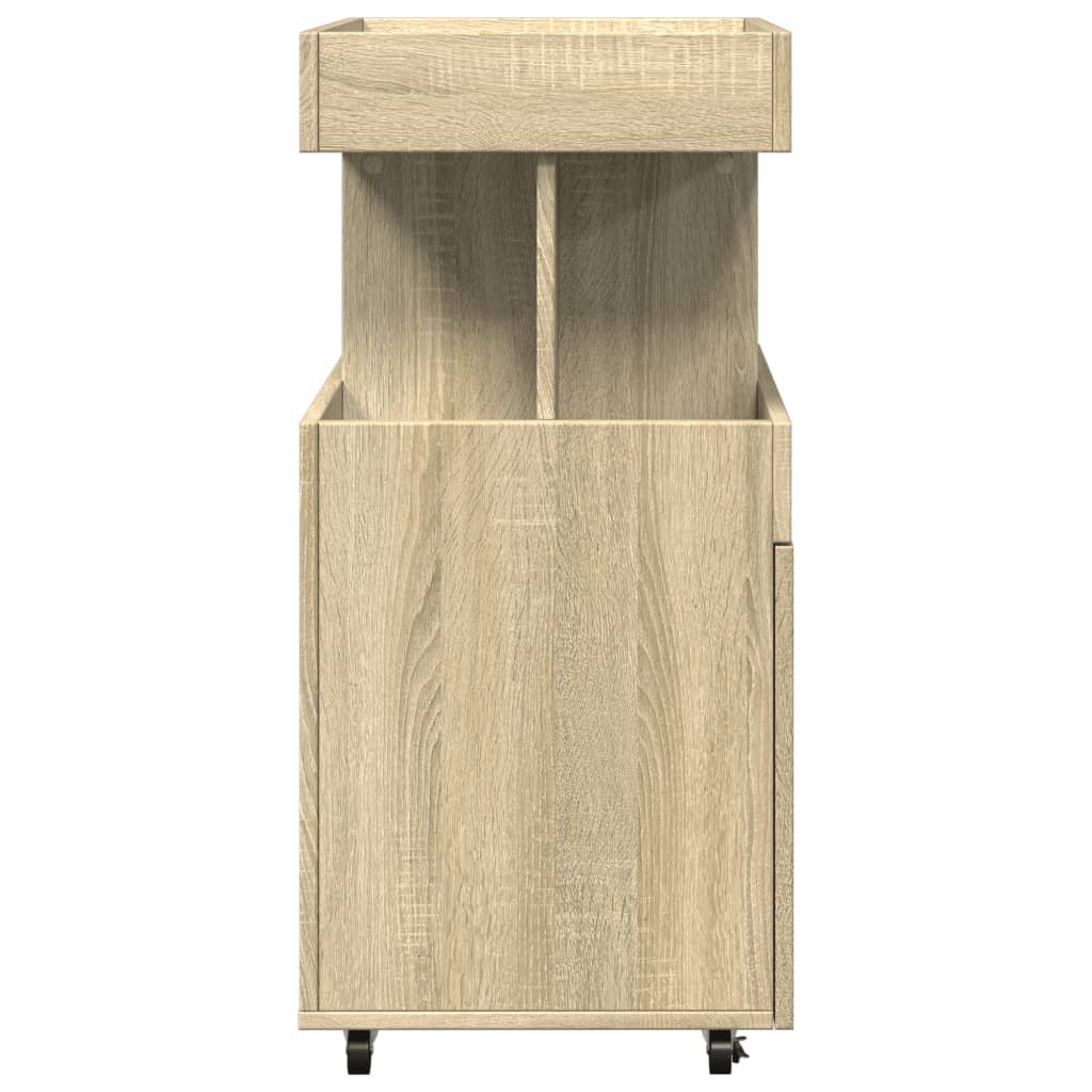 Τρόλεϊ Μπαρ Sonoma Δρυς 50x41x89 εκ. Επεξ. Ξύλο