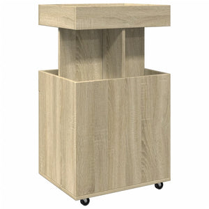Τρόλεϊ Μπαρ Sonoma Δρυς 50x41x89 εκ. Επεξ. Ξύλο - Pakobazaar