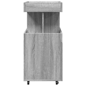 Τρόλεϊ Μπαρ Γκρι Sonoma 50x41x89 εκ. Επεξ. Ξύλο - Pakobazaar