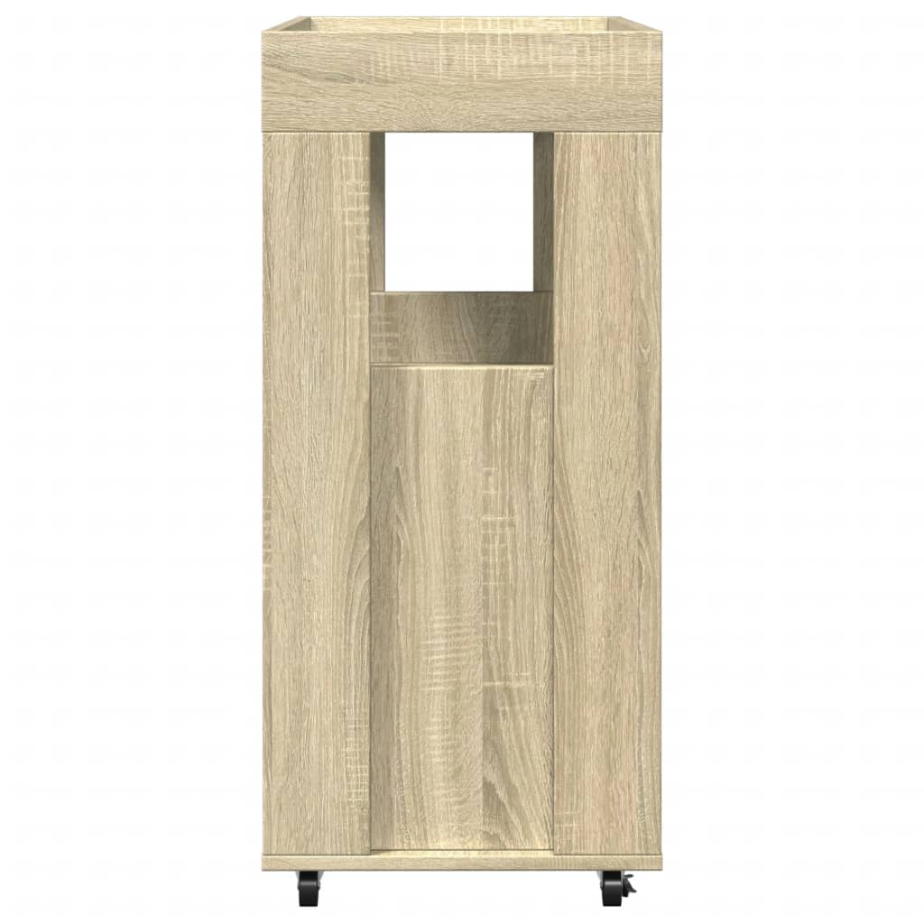 Τρόλεϊ Μπαρ Sonoma Δρυς 60x39,5x89 εκ. Επεξ. Ξύλο - Pakobazaar