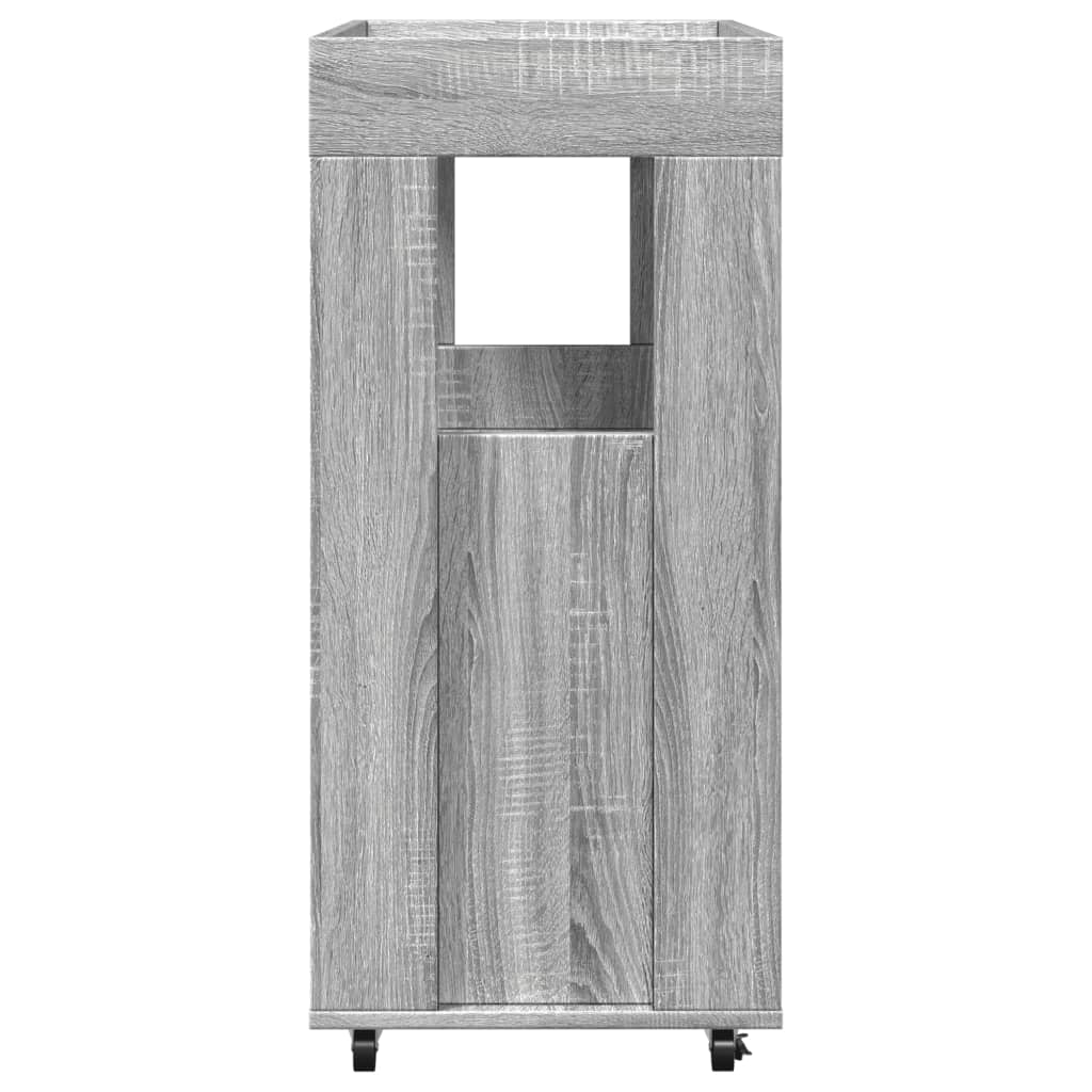 Τρόλεϊ Μπαρ Γκρι Sonoma 60x39,5x89 εκ. Επεξ. Ξύλο - Pakobazaar