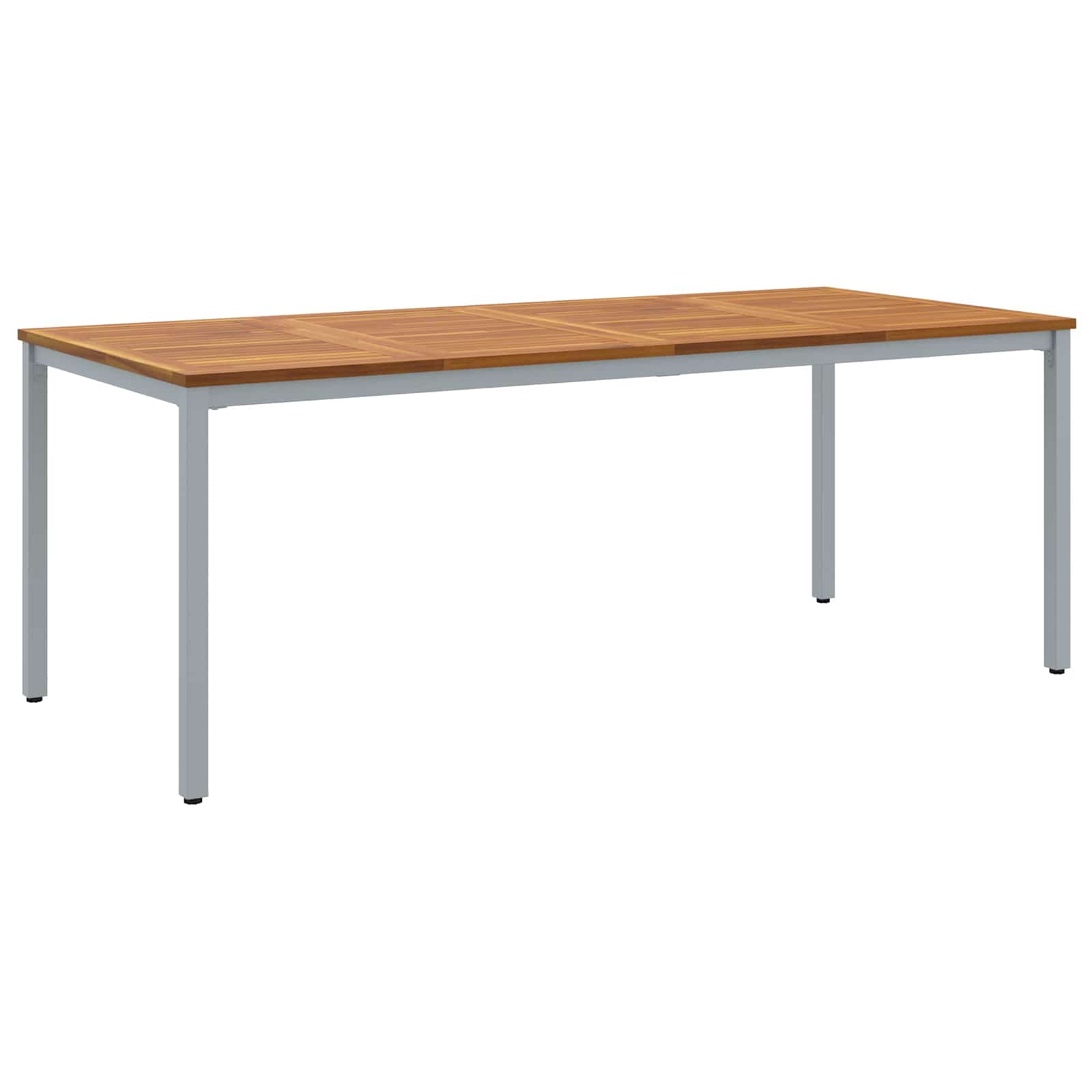 Σέτ φαγητού για κήπο 7 pcs Γκρι Στερεό Ξύλο Ακακίας - Pakobazaar