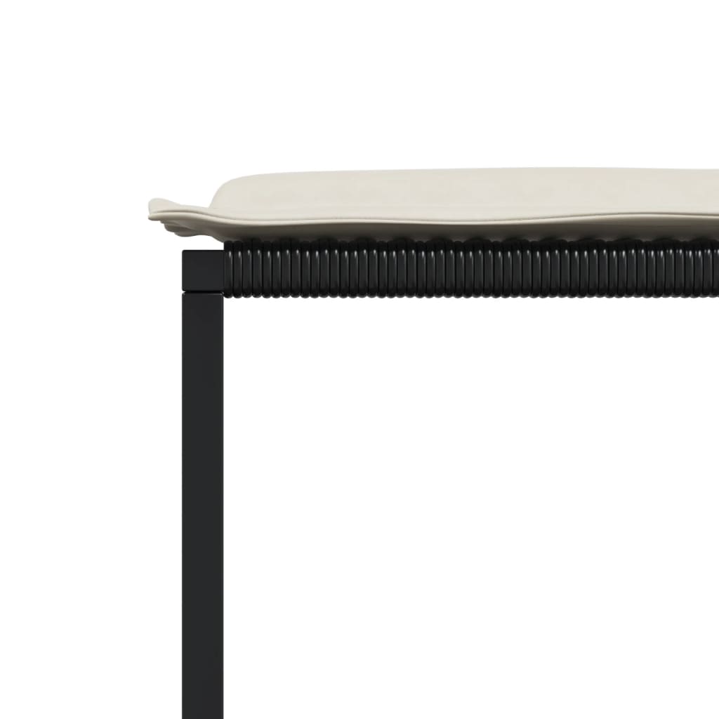 Σετ Τραπεζαρίας Κήπου 13τεμ. Μαύρο από Συνθ. Ρατάν με Μαξιλάρια