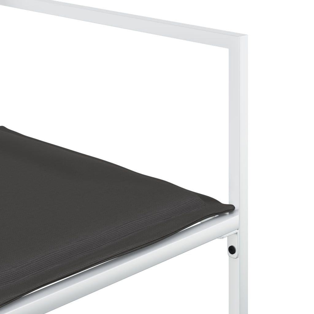 Σετ Τραπεζαρίας Κήπου 13 τεμ. Λευκός από Textilene με Μαξιλάρια