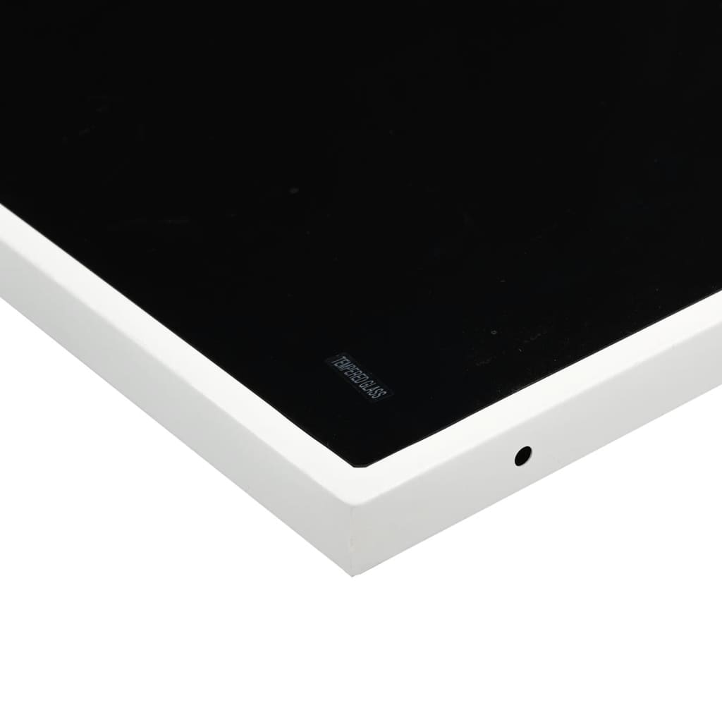 Σετ Τραπεζαρίας Κήπου 9 τεμ. Λευκός από Textilene με Μαξιλάρια