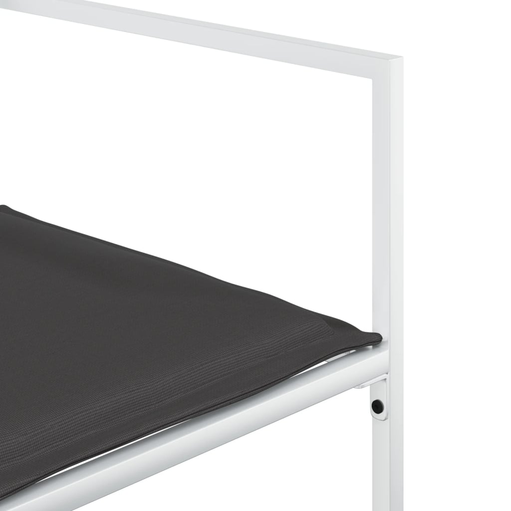 Σετ Τραπεζαρίας Κήπου 11 τεμ. Λευκός από Textilene με Μαξιλάρια