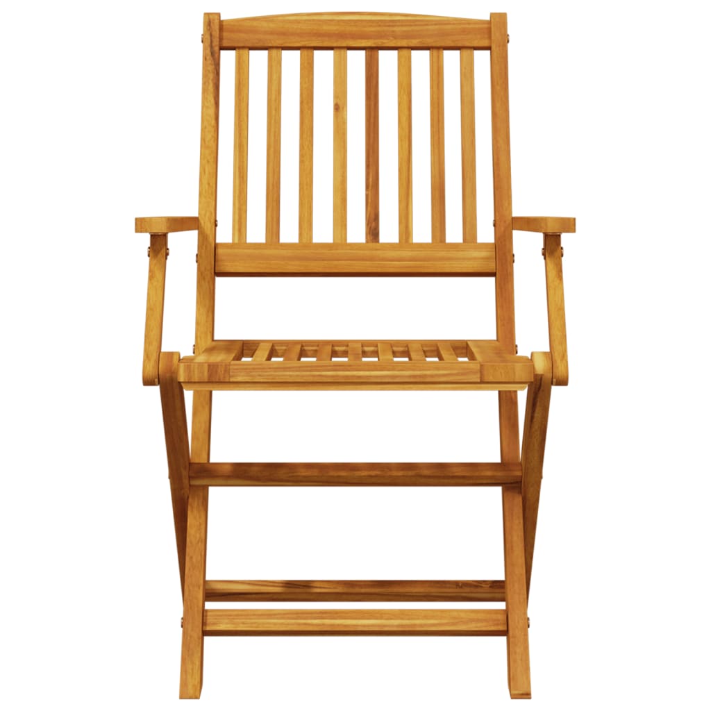 Τραπεζαρία Bistro Πτυσσόμενη Σετ 3 τεμ. από Μασίφ Ξύλο Ακακίας