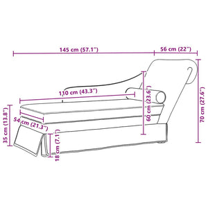Ανάκλιντρο Σκούρο Πράσινο Βελούδινο με Μαξιλάρι και Μπράτσο