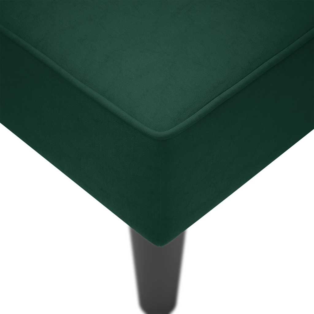 Σαλόνι πολυθρόνας με δεξί μπράτσο σκούρο πράσινο βελούδο