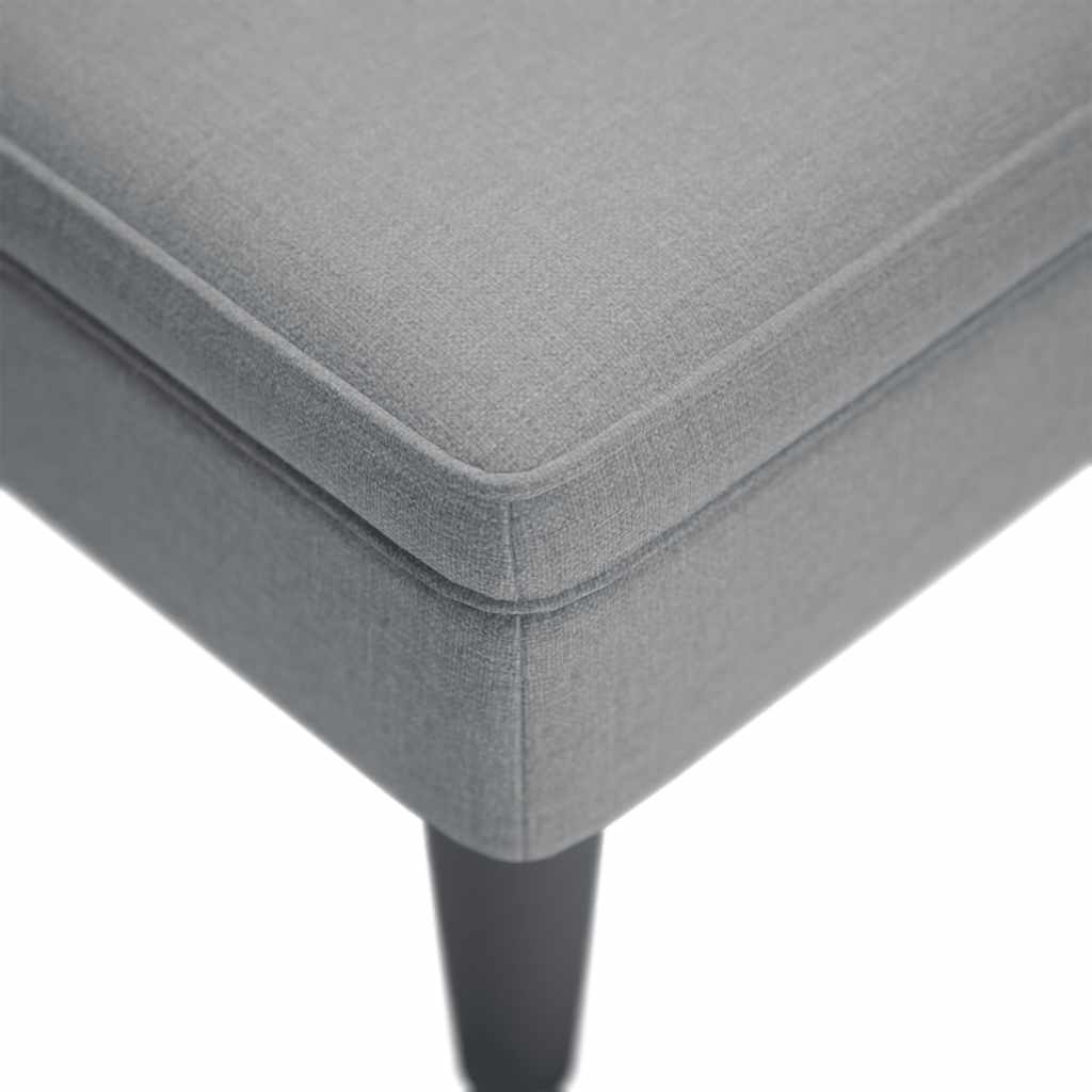 Ανάκλιντρο Ανοιχτό Γκρι Υφασμάτινο με Μαξιλάρι και Μπράτσο - Pakobazaar