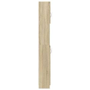 Στήλη Μπάνιου Sonoma Δρυς 32 x 25,5 x 190εκ. Επεξεργασμένο Ξύλο - Pakobazaar