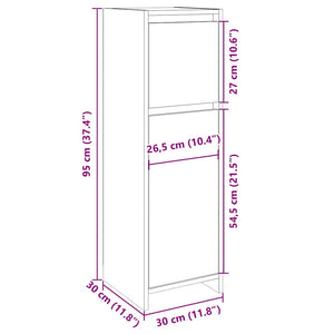 Στήλη Μπάνιου Sonoma Δρυς 30 x 30 x 95 εκ. από Ξύλο