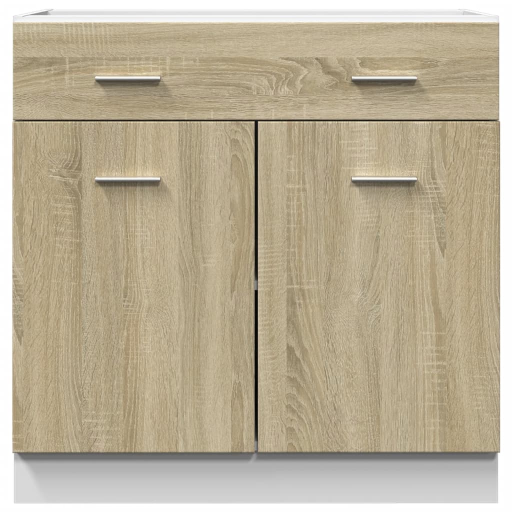 Ντουλάπι με Συρτάρια "Lyon" σε Χρώμα Sonoma Δρυς 80x46x81,5 εκ. από Τεχνητό Ξύλο