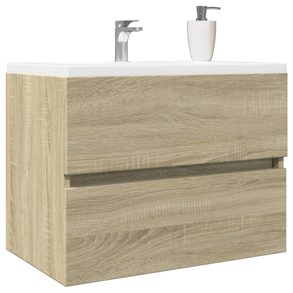 Ντουλάπι Νιπτήρα Sonoma Δρυς 60x38,5x45 εκ. Επεξεργασμένο Ξύλο - Pakobazaar