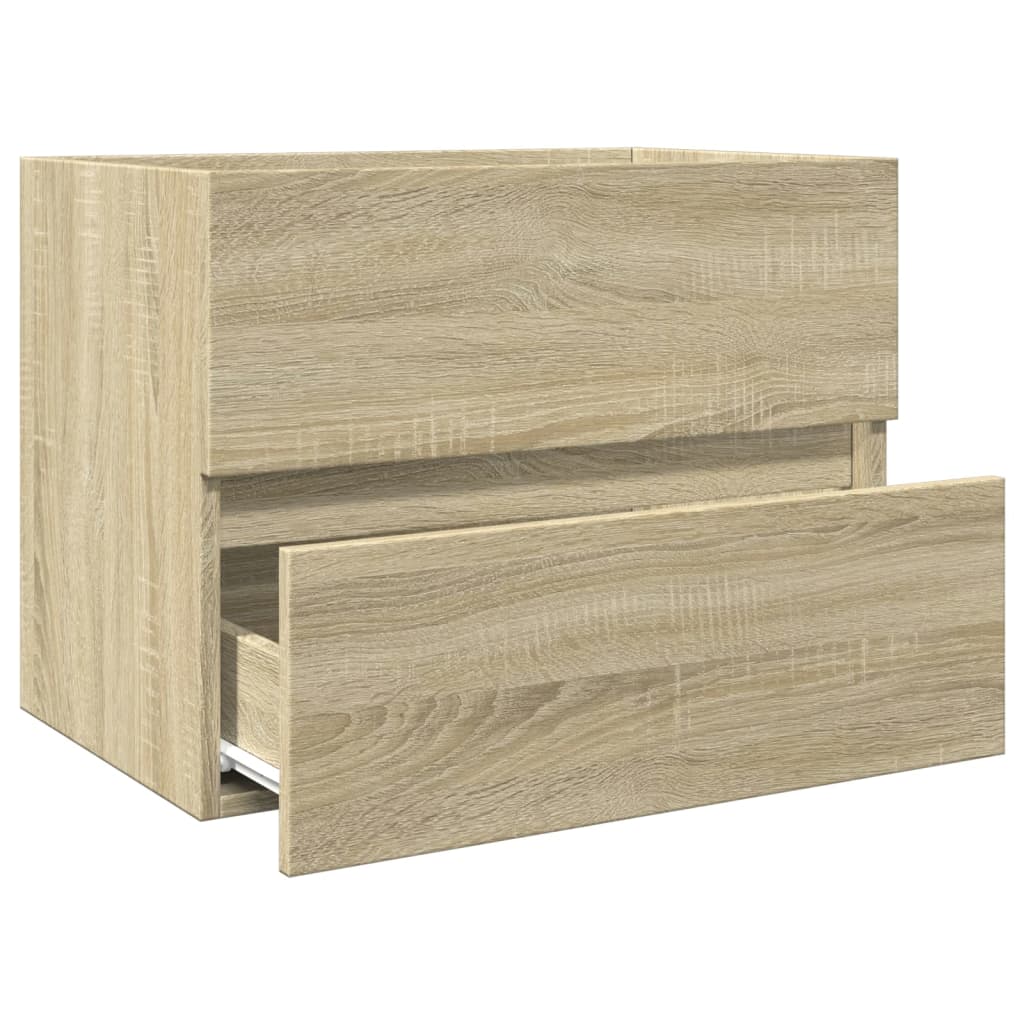 Ντουλάπι Νιπτήρα Sonoma Δρυς 60x38,5x45 εκ. Επεξεργασμένο Ξύλο - Pakobazaar